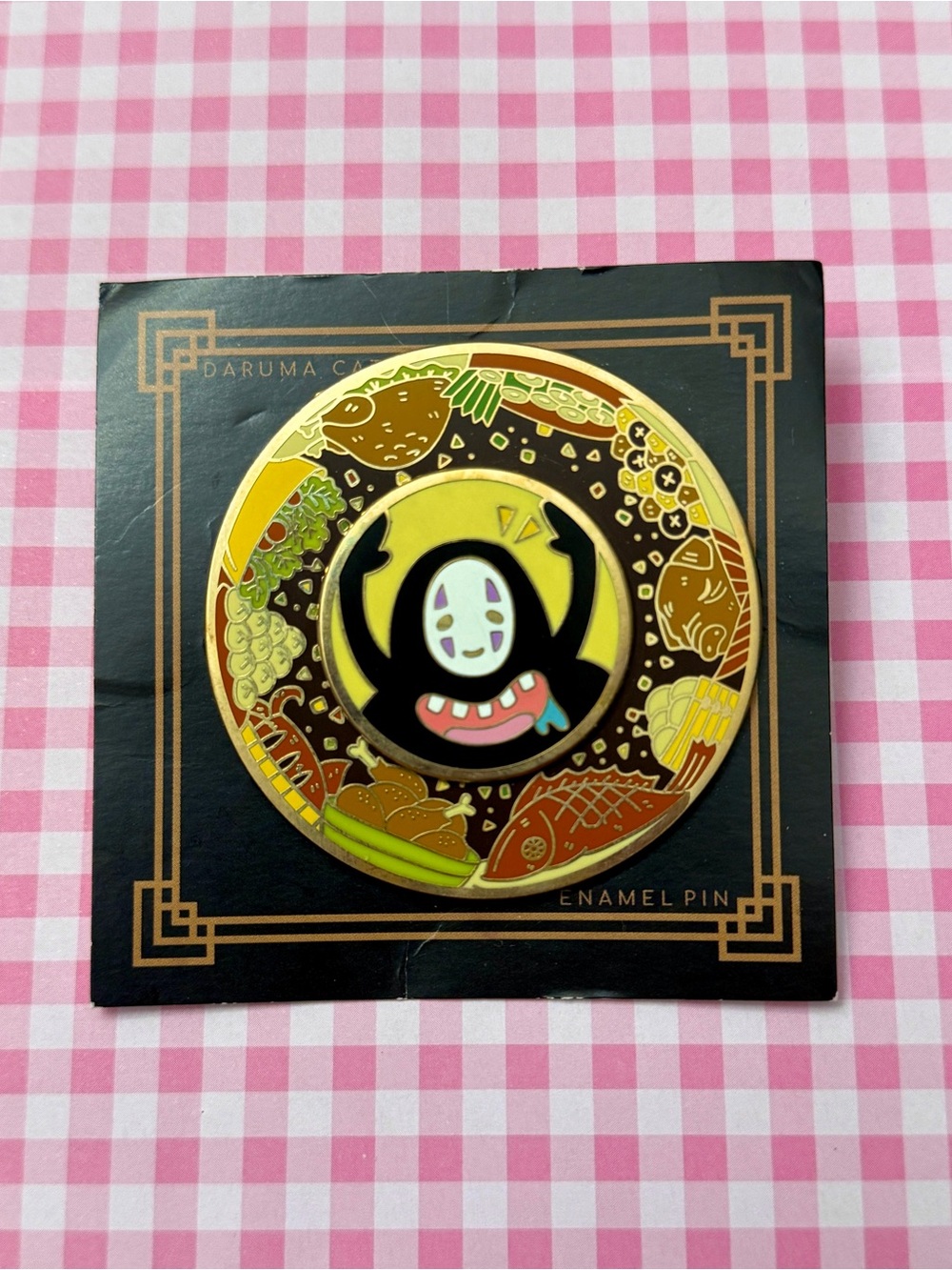 Studio Ghibli Spirited Away Spinning No Face Enamel Pin